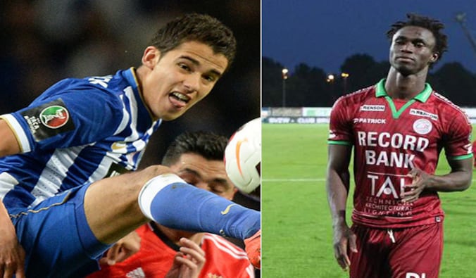 Diego Reyes en Idrissa Sylla.