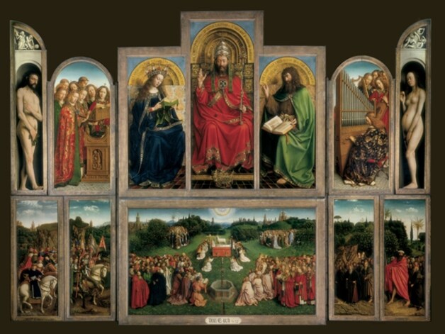 Het 'Lam Gods' van de gebroeders Van Eyck.
