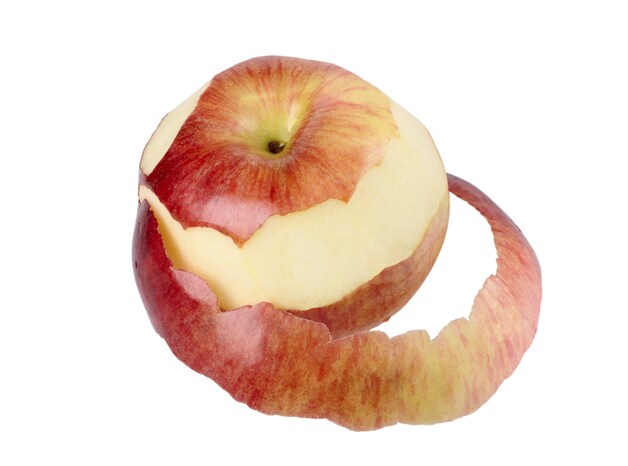 Waarom je een appel nooit moet schillen.