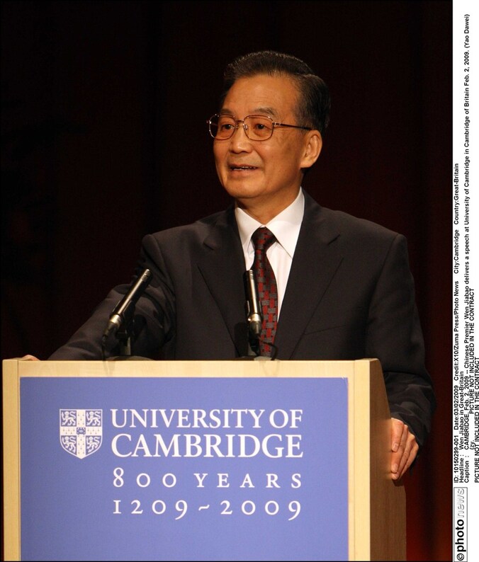 De Chinese premier Wen Jiabao wil woorden in daden omzetten.