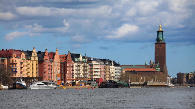 Stockholm, het jaarlijkse decor van de bekendmaking van de Nobelprijzen.