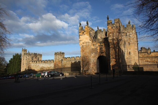 Het kasteel van Alnwick, dat in de Harry Potterfilms opduikt.