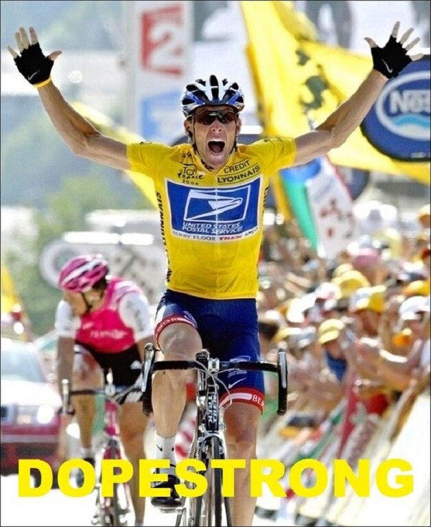 I have a new marketing campaign for Lance Armstrong!