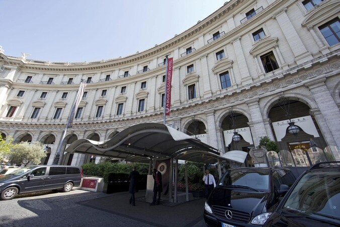 Het Exedra hotel in Rome