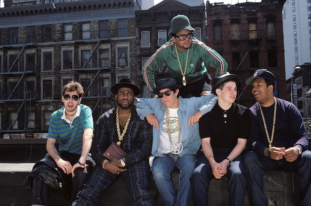 Het prille begin: Beastie Boys in de jaren '80, met Run DMC.