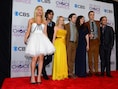 De cast van The Big Bang Theory tijdens de uitreiking van de People's Choice Awards in januari.