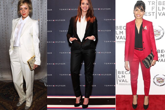 Topodel Chloe Sevigny, actrices Jessica Alba en Freida Pinto.
