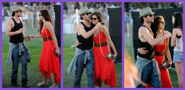 Nina Dobrev en Ian Somerhalder.