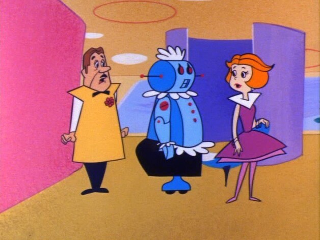 Rosie, de robotbutler uit de klassieke tekenfilmreeks 'The Jetsons'.