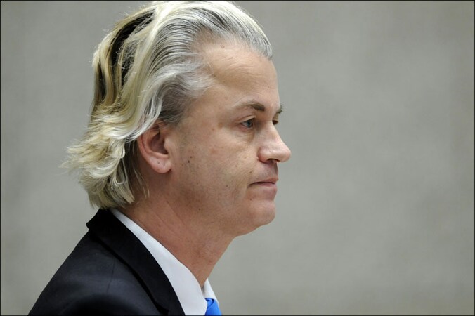 Wilders reageerde aangeslagen.