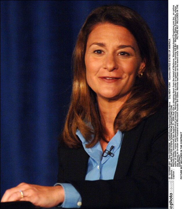 Zakenvrouw Melinda Gates prijkt op nummer drie.