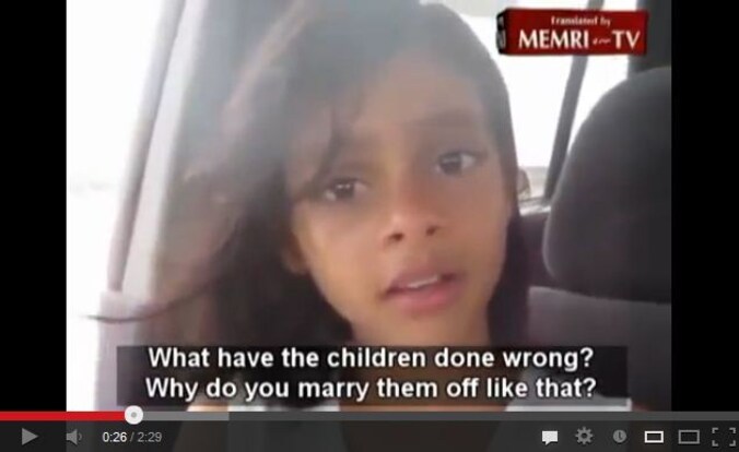 Het YouTube-filmpje van de 11-jarige Nada al-Ahdal werd al meer dan 6,5 miljoen keer bekeken.