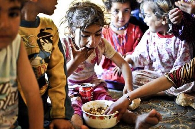 Syrische kinderen in een opvangcentrum in Turkije