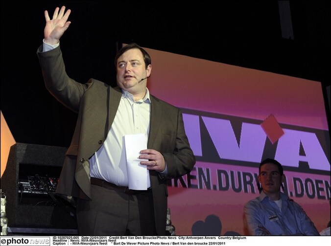 NV-A-voorzitter Bart De Wever.
