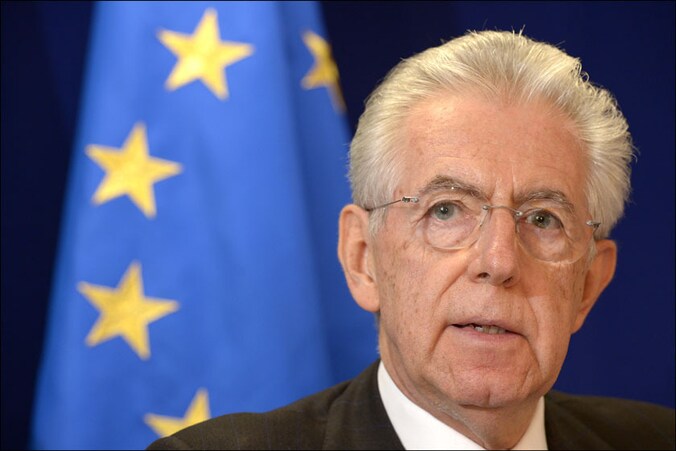 Monti is niet opgezet met de uitlatingen van Finland.