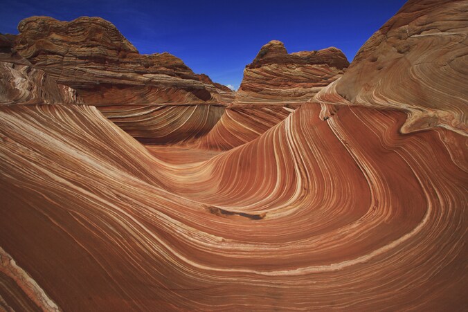 The Wave, aan de grens van Utah met Arizona