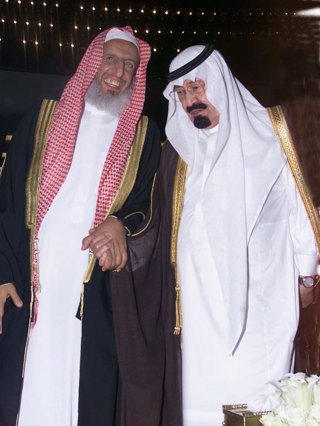 Grootmoefti Sheikh Abdul Aziz al-Sheikh.