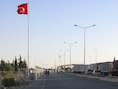 De grens tussen Turkije en Syrië.