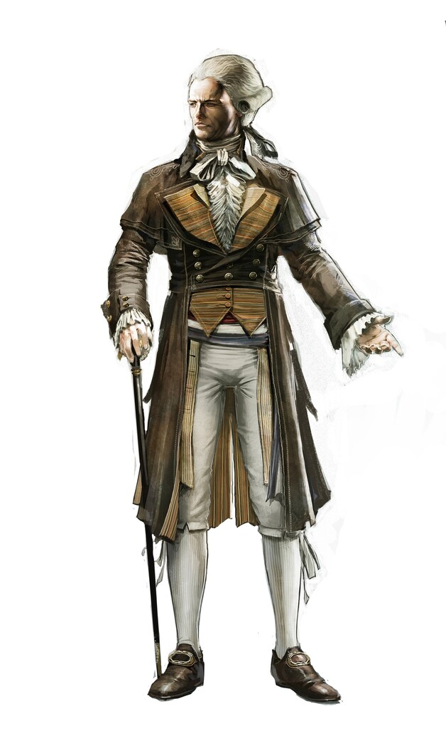 Karaktermodel van Maximilien de Robespierre