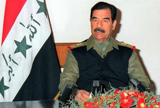 Saddam Hussein in 1999.