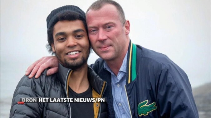 Jejoen en vader Dimitri Bontinck.