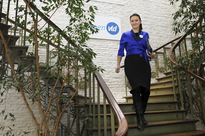 Gwendolyn Rutten, kandidaat-voorzitter voor Open Vld.