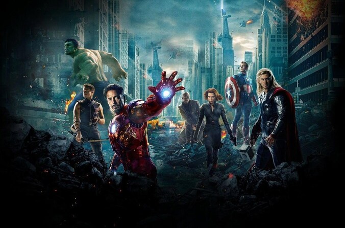 De poster van 'The Avengers'.