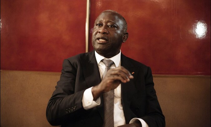 Ivoriaanse president Laurent Gbagbo.