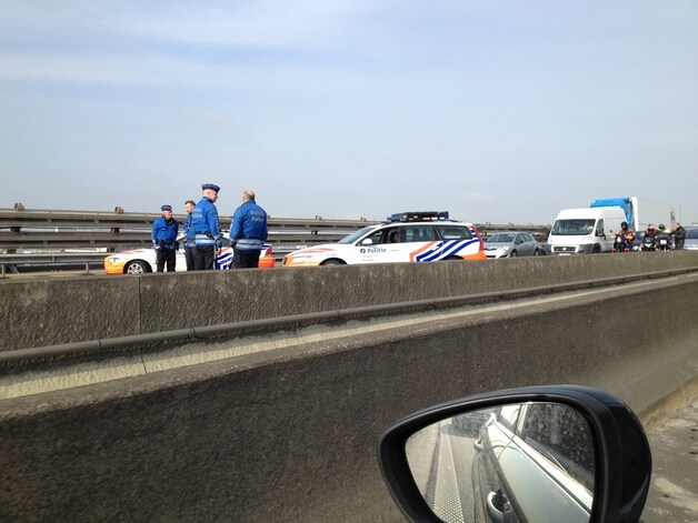 Voor het vervoer van Obama naar Melsbroek is de ring rond Brussel afgesloten.