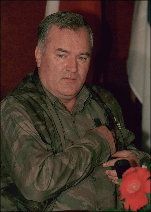 Ratko Mladic in betere tijden.