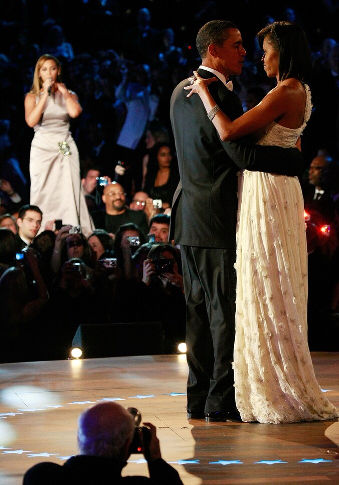 Beyoncé zong al op het inauguratiebal van Obama in 2009.