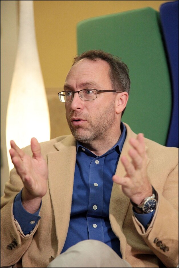 Jimmy Wales, de oprichter van Wikipedia.