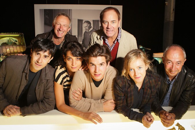 De cast van' Marina' met regisseur Stijn Coninx.