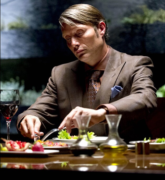Acteur Mads Mikkelsen als Hannibal in de gelijknamige serie