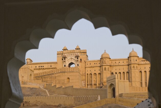 Het Amber Fort in Jaipur - Rajastan