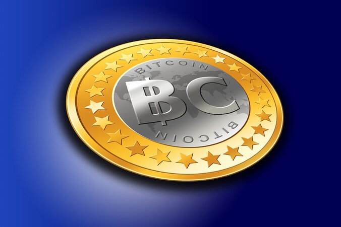 Illustratie van een bitcoin