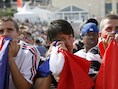 Franse supporters tijdens het WK Voetbal in 2010 in Zuid-Afrika