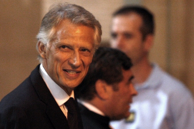Voormalig Frans premier Dominique de Villepin.