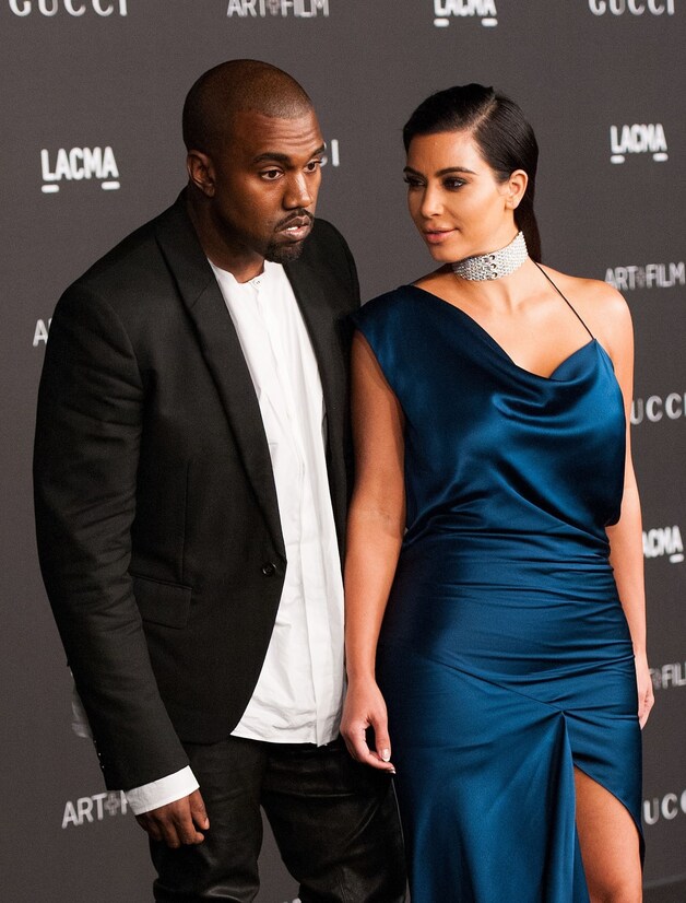 Kanye West en Kim Kardashian