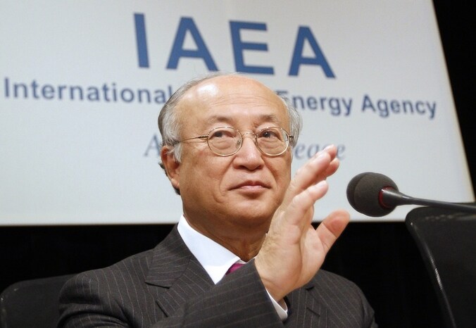 Yukiya Amano, voorzitter van de IAEA in 2011.