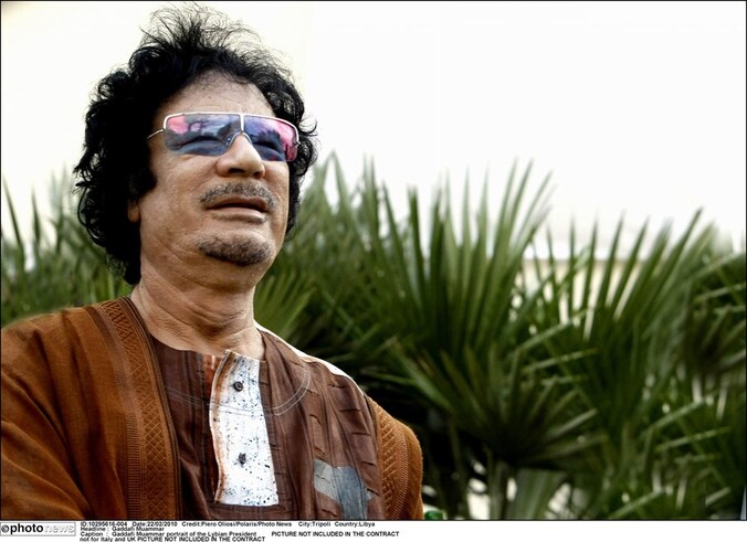 Mouammar Kadhafi.