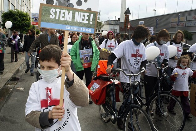 Gisteren was er nog een demonstratie tegen de Lange Wapper.