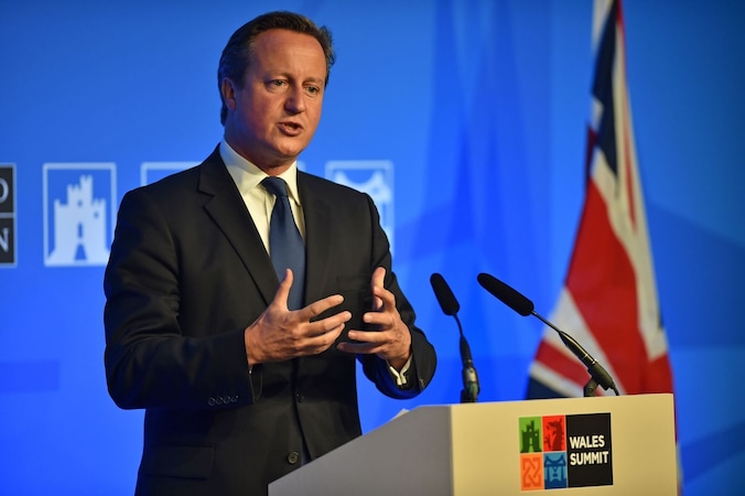 De Britse premier David Cameron.