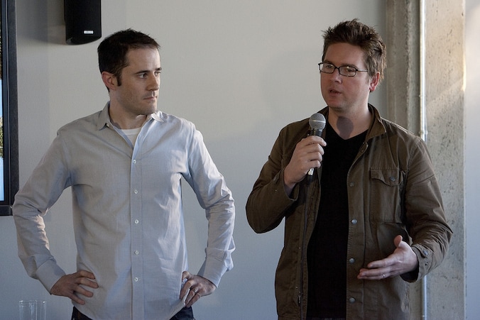 Evan Williams en Biz Stone.