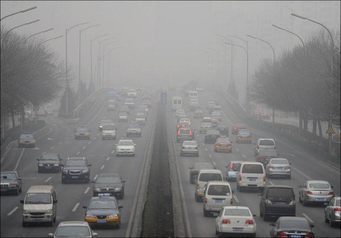 De luchtvervuiling in Peking neemt zorgwekkende proporties aan?