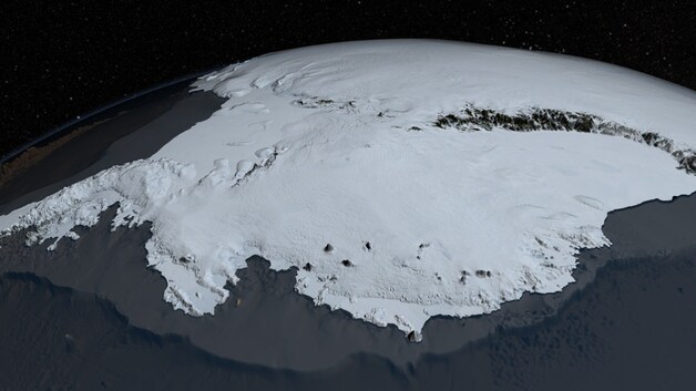 Het 'witte' Antarctica zoals we het kennen.