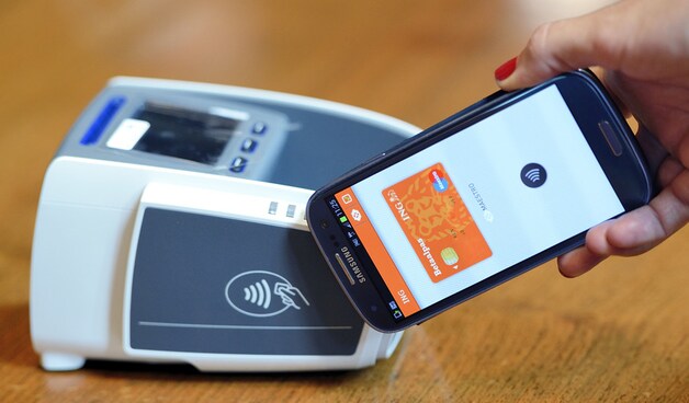 BN AMRO, ING en Rabobank doen een proef met mobiel betalen via NFC-chips