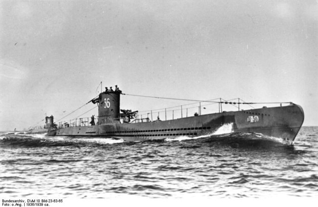 Een U-boot uit de jaren 30.