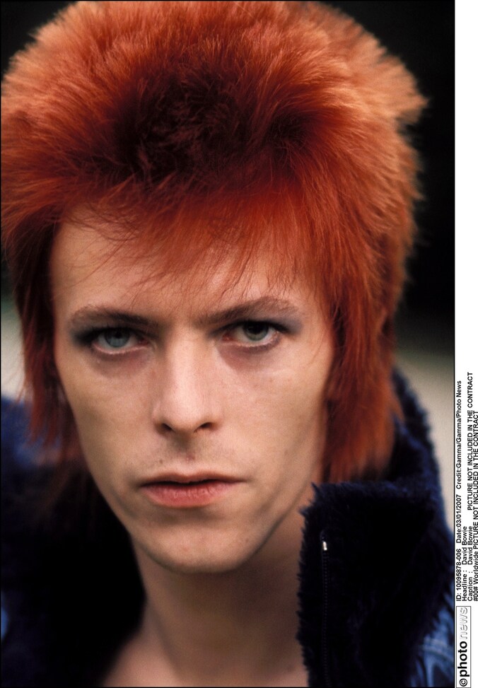 De Britse zanger David Bowie.