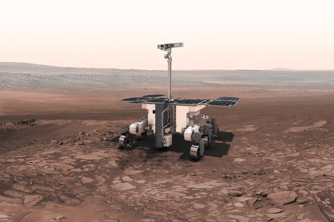 De ExoMars rover.